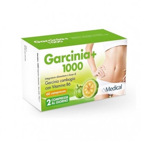 Garcinia 1000 integratore dimagrante per il controllo del peso 60 compresse