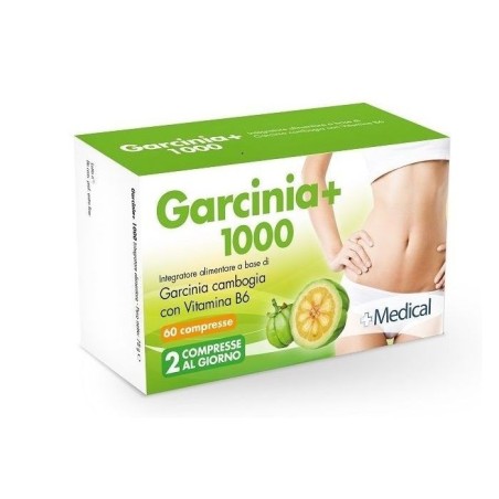 Garcinia 1000 integratore dimagrante per il controllo del peso 60 compresse Garcinia 1000 integratore dimagrante per il controllo del peso 60 compresse