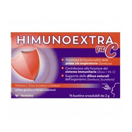 HimunoExtra C integratore per le vie respiratorie 14 bustine da 2 g HimunoExtra C integratore per le vie respiratorie 14 bustine da 2 g