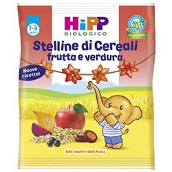 Hipp Bio Stelline di cereali frutta e verdura snack per bambini 30 g