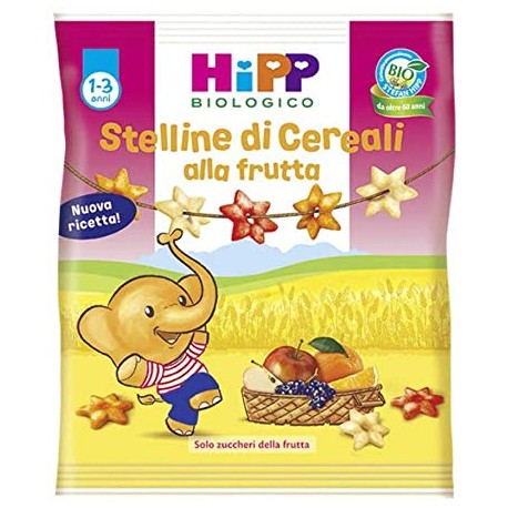 Hipp Stelline di cereali alla frutta snack per bambini 30 g