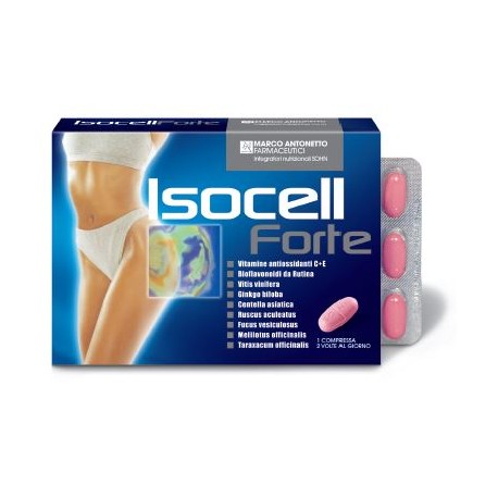 Isocell Forte integratore antiossidante per cellulite e gambe pesanti 40 compresse