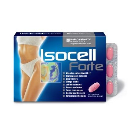 Isocell Forte integratore antiossidante per cellulite e gambe pesanti 40 compresse Isocell Forte integratore antiossidante per cellulite e gambe pesanti 40 compresse