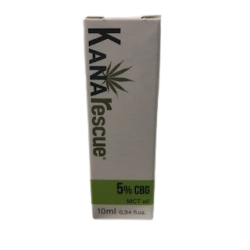 KanaRescue 5% - Olio di canapa con CBG 5% per uso veterinario 10 ml