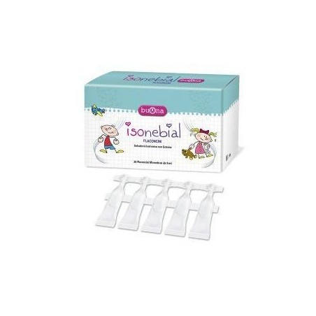 Steve Jones Buona Isonebial Kit soluzione isotonica 0,9% per lavaggi nasali 20 flaconcini monodose Steve Jones Buona Isonebial Kit soluzione isotonica 0,9% per lavaggi nasali 20 flaconcini monodose