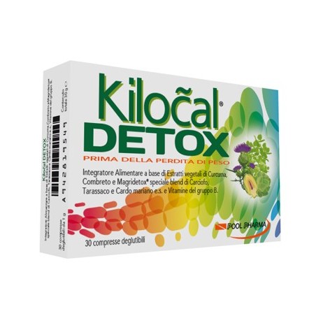 Kilocal Detox integratore dimagrante depurativo 30 compresse Kilocal Detox integratore dimagrante depurativo 30 compresse