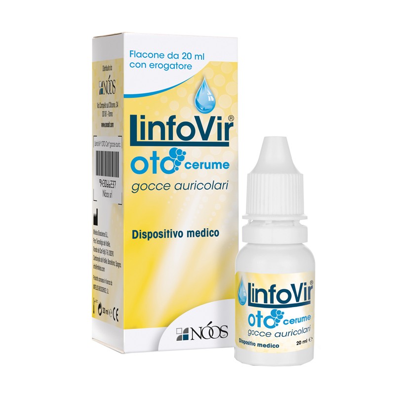 Linfovir Oto Cerume gocce auricolari per igiene delle orecchie e tappo di  cerume 20 ml - Farmacia Centrale Amato