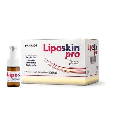 Liposkin Pro Pharcos Rewcap integratore probiotico per acne 15 fiale Liposkin Pro Pharcos Rewcap integratore probiotico per acne 15 fiale