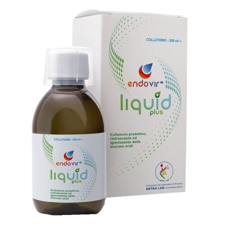 Endovir Liqui Plus Collutorio protettivo della mucosa orale da agenti batterici e micotici 200 ml Endovir Liqui Plus Collutorio protettivo della mucosa orale da agenti batterici e micotici 200 ml