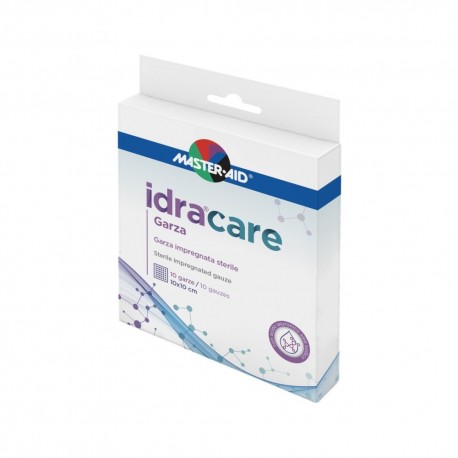 Master Aid Garza idracare impregnata sterile 10 x 10 cm 10 pezzi