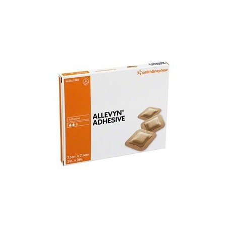 Smith & Nephew Allevyn Adhesive medicazione impermeabile per ferite 7,5 x 7,5 cm 3 pezzi Smith & Nephew Allevyn Adhesive medicazione impermeabile per ferite 7,5 x 7,5 cm 3 pezzi