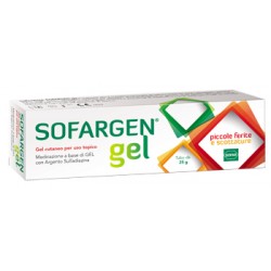Sofargen medicazione in gel per piccole ferite e scottature 25 g