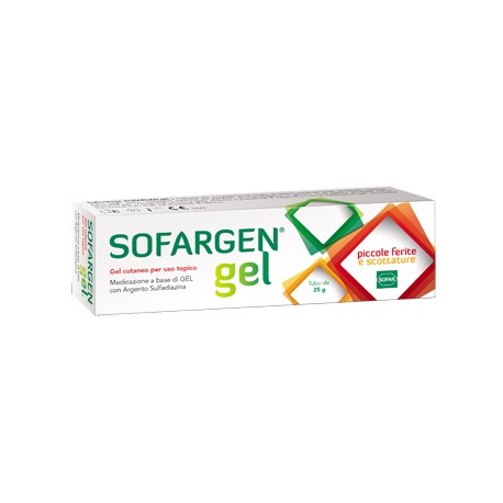 Sofargen medicazione in gel per piccole ferite e scottature 25 g