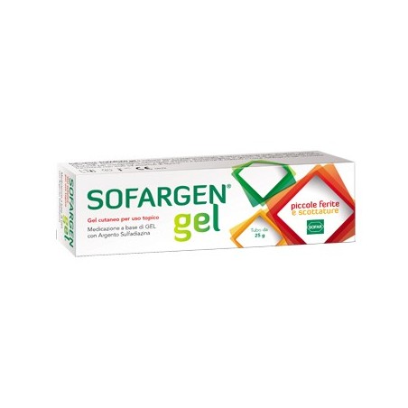 Sofargen medicazione in gel per piccole ferite e scottature 25 g Sofargen medicazione in gel per piccole ferite e scottature 25 g