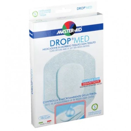 Master Aid Drop Med medicazione in TNT 10 x 10 cm 5 pezzi