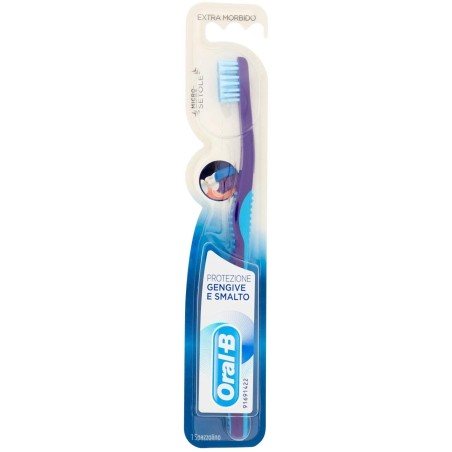 Oral B Spazzolino Protezione Gengive Smalto micro setole extra morbide 1 pezzo Oral B Spazzolino Protezione Gengive Smalto micro setole extra morbide 1 pezzo