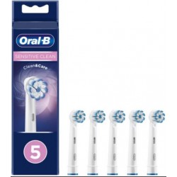 Oral B Refill EB-60-5 Sensitive Clean 5 testine di ricambio per spazzolino elettrico