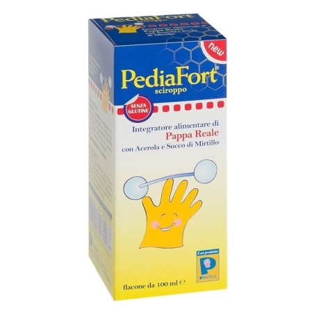 PediaFort Sciroppo integratore ricostituente e di sostegno per bambini 100 ml PediaFort Sciroppo integratore ricostituente e di sostegno per bambini 100 ml