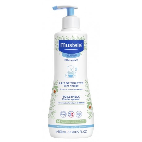 Mustela Latte di Toilette per viso e corpo del neonato 500 ml