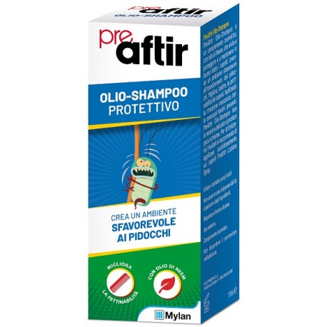 PreAftir Olio shampoo anti pidocchi con olio di Neem 150 ml