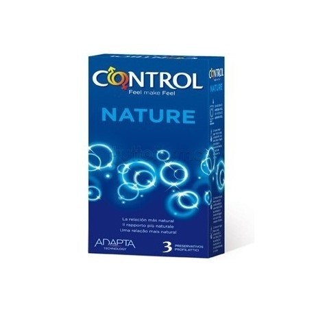 Control Nature profilattico in lattice naturale 3 pezzi