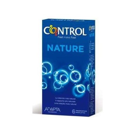 Control Nature preservativo in lattice naturale 6 pezzi Control Nature preservativo in lattice naturale 6 pezzi