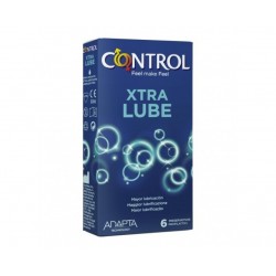 Control Nature Xtra Lube profilattico lubrificato 6 pezzi