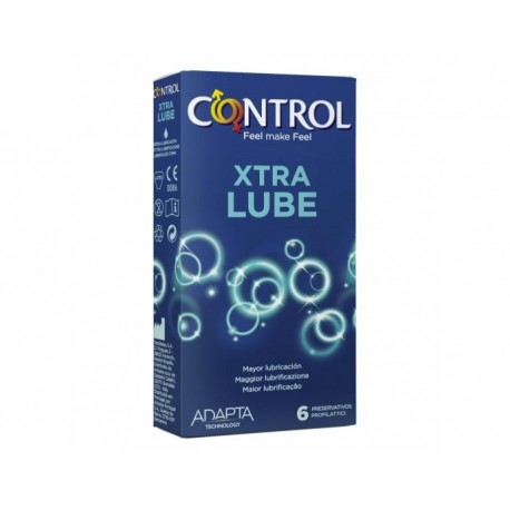 Control Nature Xtra Lube profilattico lubrificato 6 pezzi