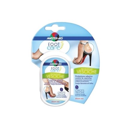 Master Aid Foot Care Protezione vesciche per tallone 69 x 44 mm Master Aid Foot Care Protezione vesciche per tallone 69 x 44 mm