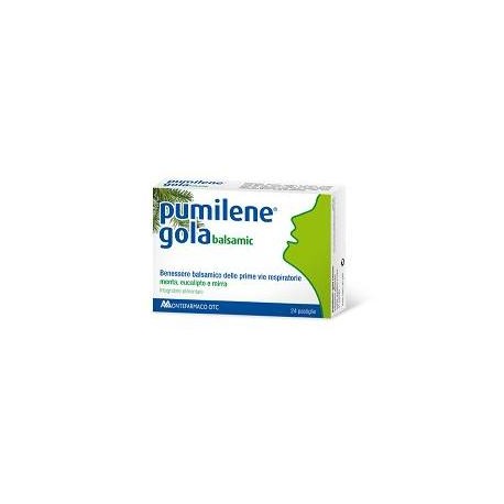 Pumilene Gola Balsamic 24 pastiglie balsamiche per la gola 