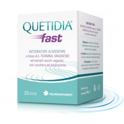 Quetidia Fast integratore rilassante per benessere mentale 20 stick