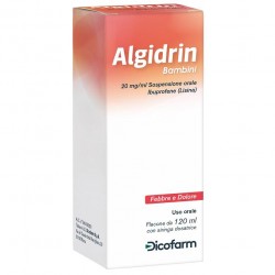 Algidrin bambini sospensione orale 120 ml 20 mg/ml + siringa 5 ml