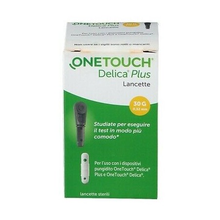 OneTouch Delica 25 lancette pungidito per test della glicemia OneTouch Delica 25 lancette pungidito per test della glicemia