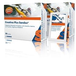 Creatina Plus Sandoz integratore per sport e sudorazione 20 bustine