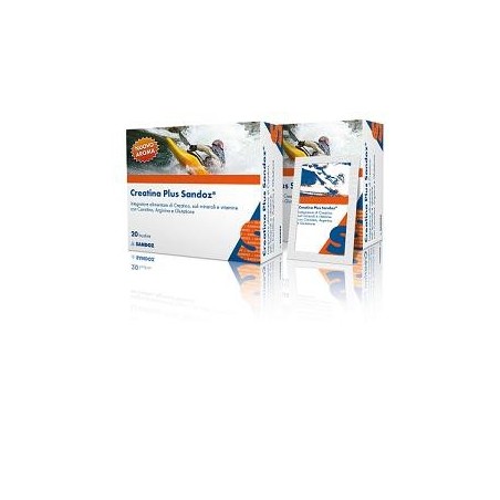 Creatina Plus Sandoz integratore per sport e sudorazione 20 bustine Creatina Plus Sandoz integratore per sport e sudorazione 20 bustine