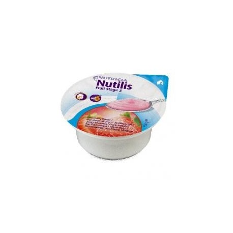 Nutilis  Fruit Stage 3 Gusto fragola alimento speciale per disfagia 3 x 145 g