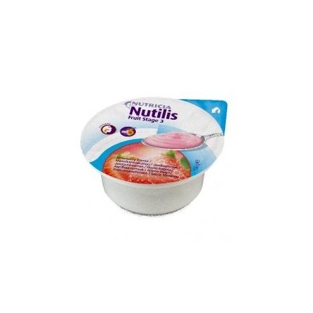 Nutilis Fruit Stage 3 Gusto fragola alimento speciale per disfagia 3 x 145 g Nutilis Fruit Stage 3 Gusto fragola alimento speciale per disfagia 3 x 145 g