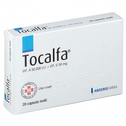 Tocalfa 50.000 UI+ 50 mg 20 capsule molli 