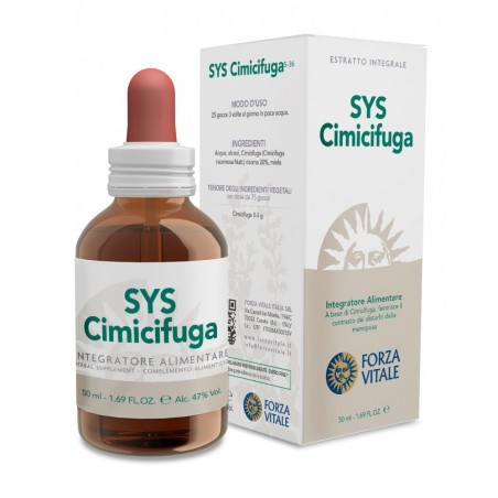SYS integratore a base di cimicifuga per disturbi della menopausa 50 ml SYS integratore a base di cimicifuga per disturbi della menopausa 50 ml