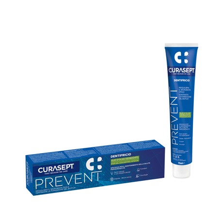 Curasept Prevent Dentifricio per prevenzione di disturbi gengivali 75 ml