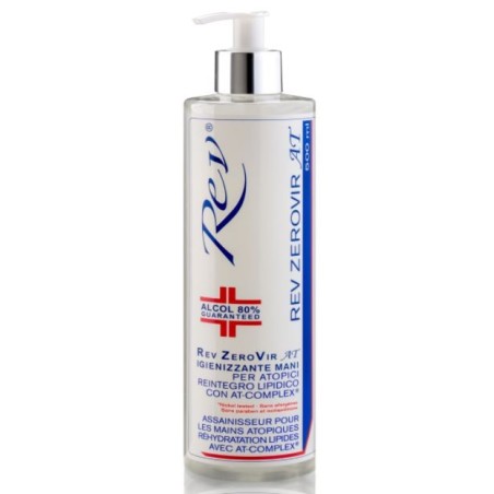 Rev Zerovir AT Gel igienizzante mani alcolico per pelli sensibili 500 ml Rev Zerovir AT Gel igienizzante mani alcolico per pelli sensibili 500 ml