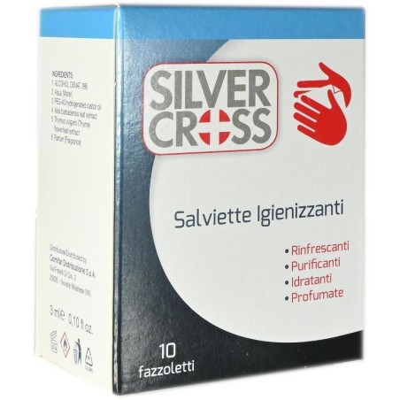 Silvercross Salviette igienizzanti per la pulizia delle mani 10 pezzi Silvercross Salviette igienizzanti per la pulizia delle mani 10 pezzi