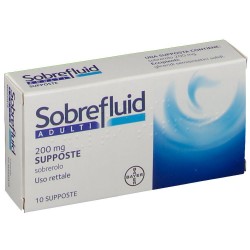 Sobrefluid Adulti 200 mg 10 supposte