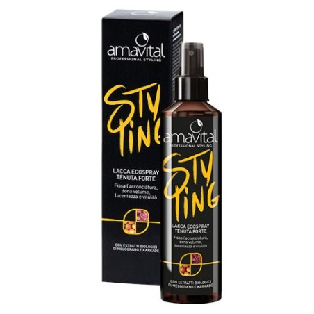 Amavital Styling Lacca ecospray modellante tenuta forte 200 ml Amavital Styling Lacca ecospray modellante tenuta forte 200 ml