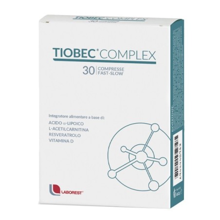Tiobec Complex 30 compresse - Integratore antiossidante Tiobec Complex 30 compresse - Integratore antiossidante