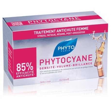 Phyto Phytocyane Trattamento anticaduta per capelli donna - 12 fiale da 7,5 ml