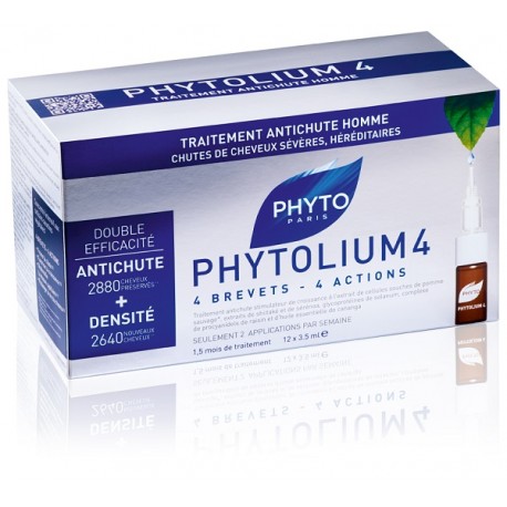 Phyto Phytolium 4 Trattamento anti-caduta per capelli uomo 12 fiale