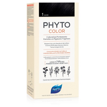 Phyto Phytocolor Kit colorazione per capelli senza ammoniaca 1 Nero