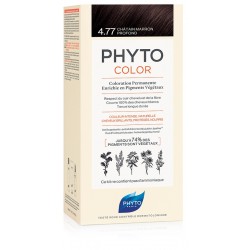 Phyto Phytocolor Kit colorazione per capelli senza ammoniaca 4.77 Castano marrone intenso