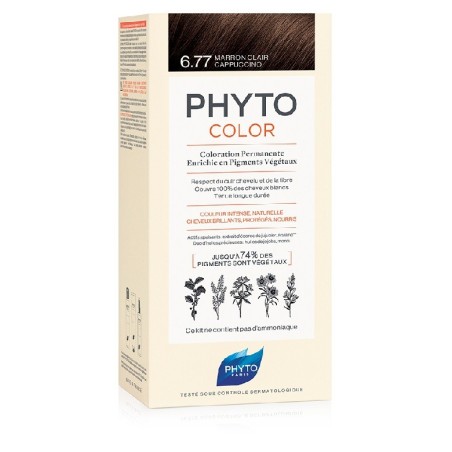 Phyto Phytocolor Kit colorazione per capelli senza ammoniaca 6.77 Phyto Phytocolor Kit colorazione per capelli senza ammoniaca 6.77